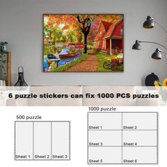 QIKSION Display-ready puzzle after sealing for family sharing.