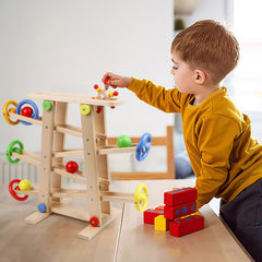 Qilay colorful wooden toy features safe design and durable finish for kids.