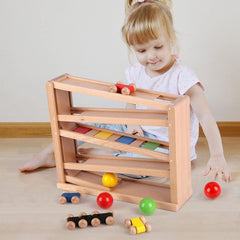 Qilay safe wooden construction with rounded edges for worry-free use.