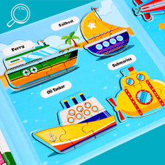 QimuMku construction vehicles theme encourages problem solving on trips