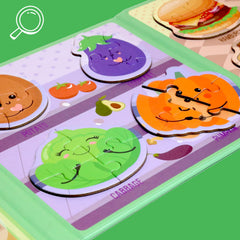 QimuMku travel-friendly magnetic puzzle setup enables screen-free play anywhere.