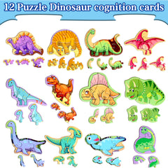 QimuMku magnetic puzzles animals theme supports visual tracking during quiet travel.