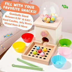 QimuMku rainbow color sorting bowls for color recognition.