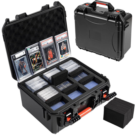 QINGUANG graded card storage box front view with spacious capacity for PSA slabs