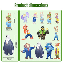 QIOJIRMU city adventure bunny figure motivates creative role-play and social interaction