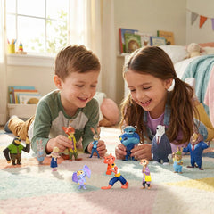 QIOJIRMU city adventure characters collection showcases diverse animal squad