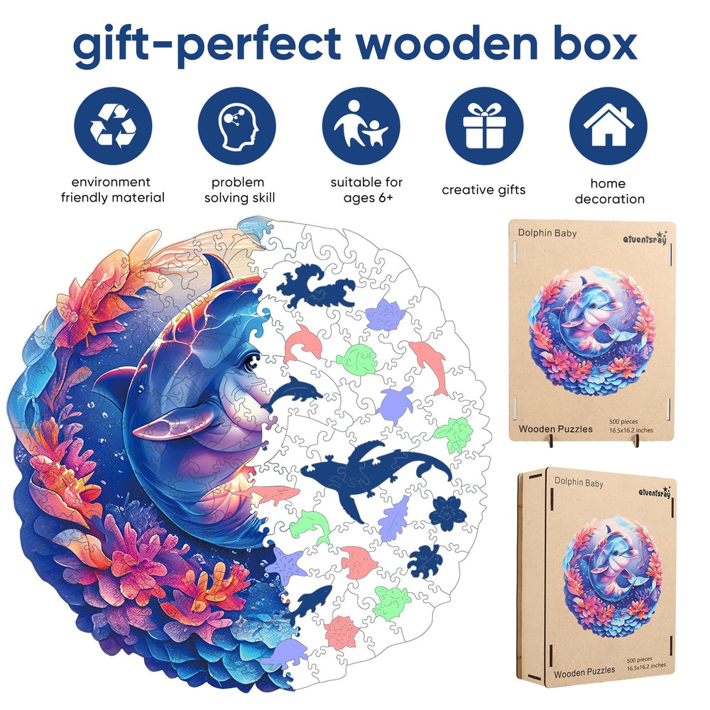 Qiuenisray FSC-certified wood puzzle durable and eco-friendly