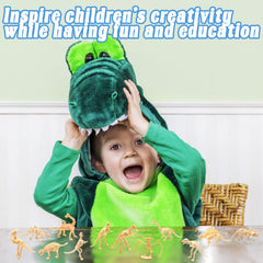 Qiuttnqn spinosaurus fossil skeleton for imaginative ocean-themed pretend play.