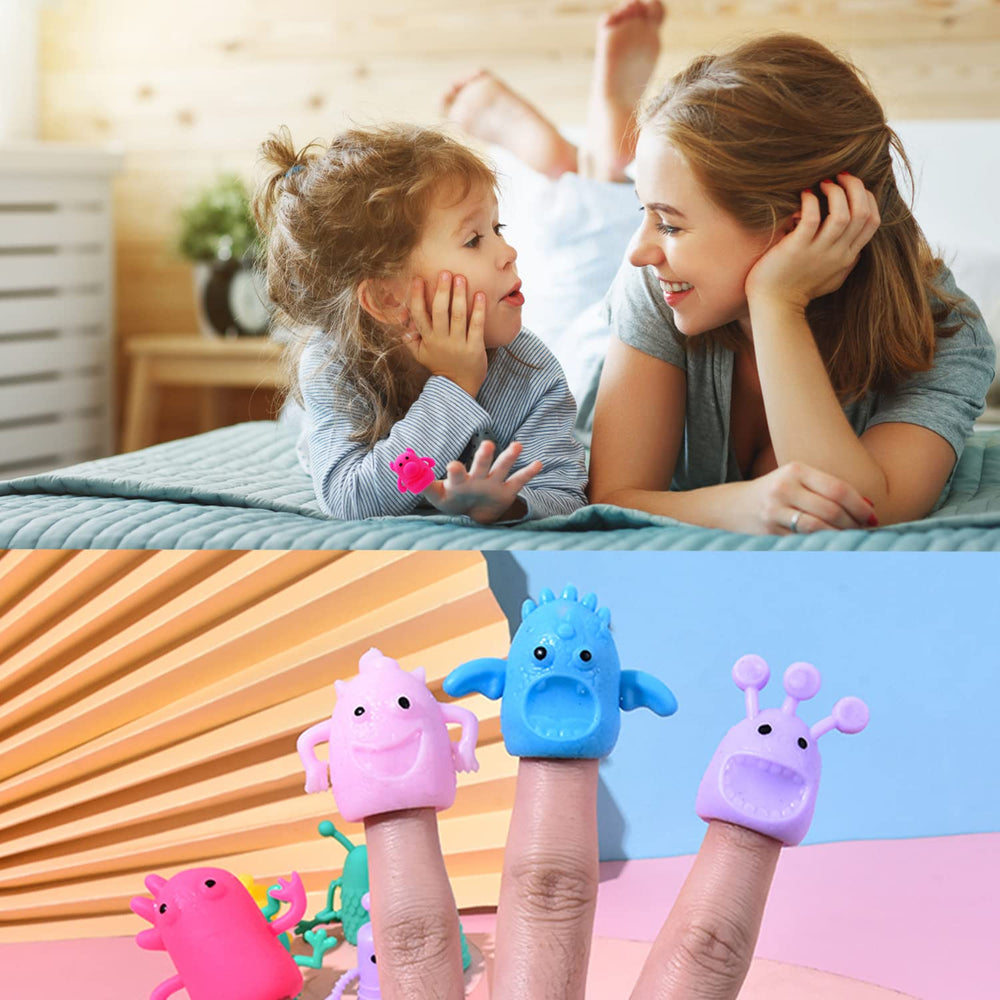 Qiuttnqn finger puppets party favors ideal for gifts, games, and classroom activities.
