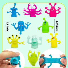 Qiuttnqn soft rubber finger puppets offer gentle, flexible grip for kids