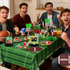 QIYANPAX disposable dinnerware image demonstrates mess-free party cleanup