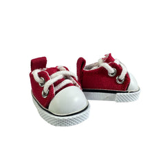 QIXINGWISE 17cm doll shoes toe-cap close-up with reinforced protection.