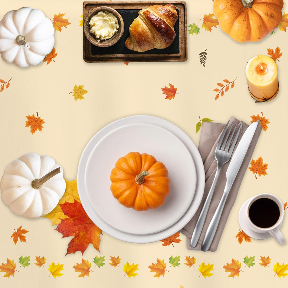 QIYANPAX easy-clean table cover simplifies post-event cleanup.