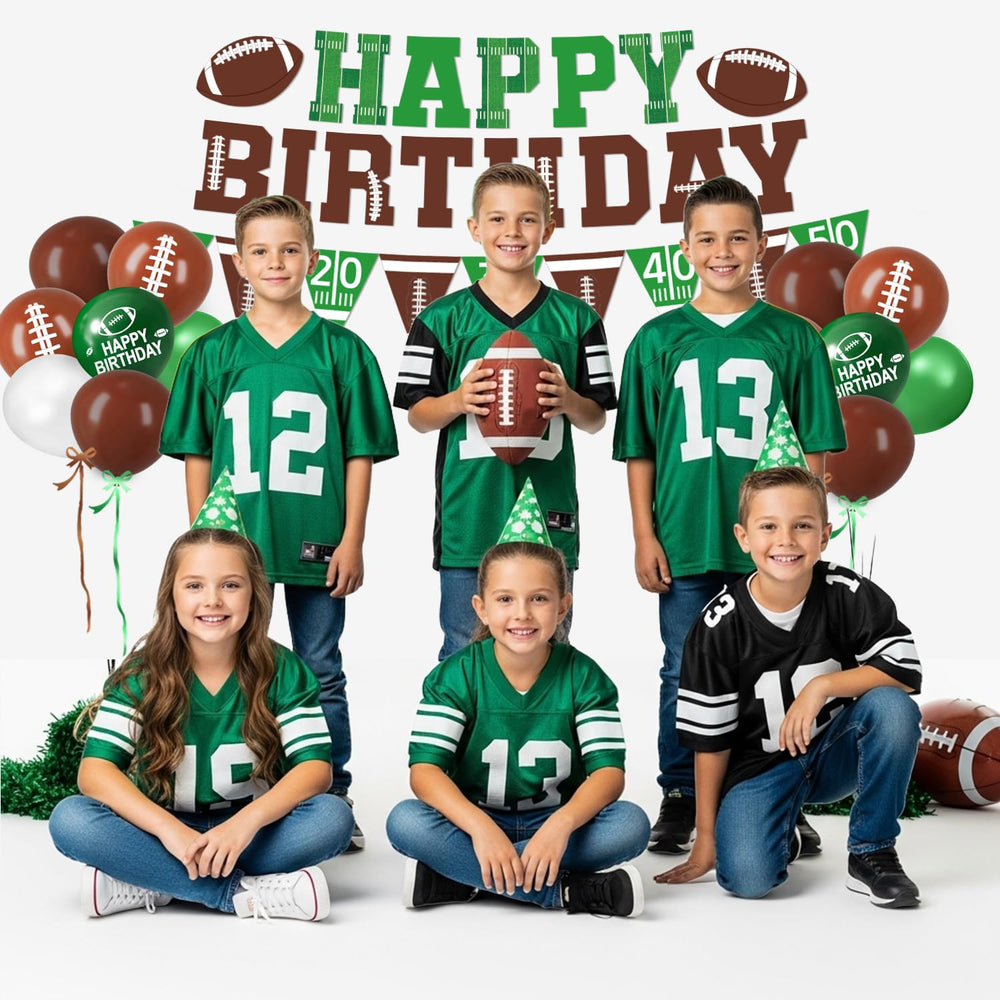 QIYANPAX football banner adds a bold focal point for photos