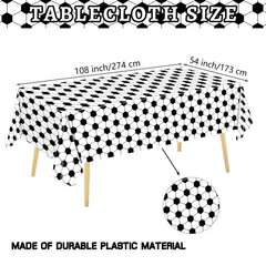 QIYANPAX four-piece tablecloth set ready for quick party setup