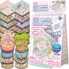 QIYEELOO sticker book activity with 20 sets for creative play
