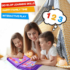 Qizfun Mermaid Busy Board animal matching page strengthens memory and problem solving.