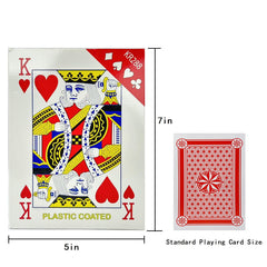 QkonkgnS magic show prop giant cards add flair and clarity to tricks.
