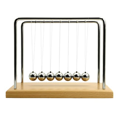 QLKUNLA Newtons Cradle beech wood gift idea for science lovers.
