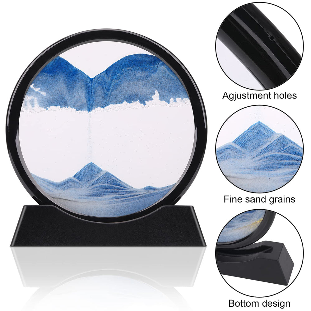 QLKUNLA 7-inch art adds a calm focal point to desks