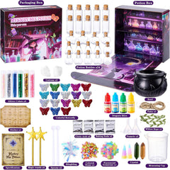 QLRR Potion grimoire journal helps kids document ideas and results.