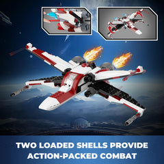 QLT QIAOLETONG galactic battle tank built with sturdy bricks