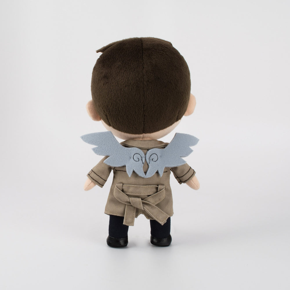 QMx Castiel Q-Pals coat-and-tie look enhances desk displays