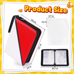 Qodalyth Card Binder includes five hard sleeves for prized cards.