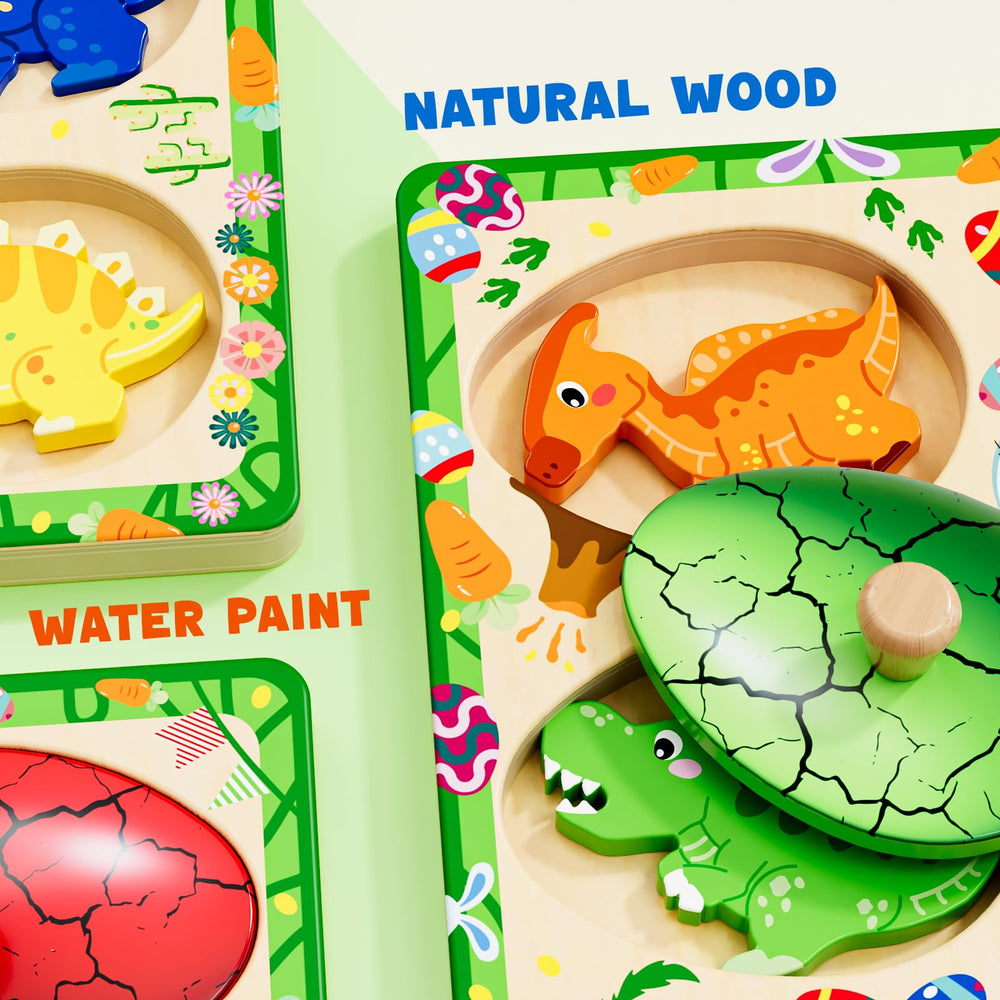 QODOFLR Montessori-style sorter board with smooth edges for safe play.