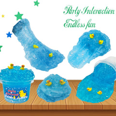 QOFRJTU Rich texture slime encourages hands-on creativity during kid-friendly play