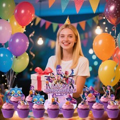 QOQXQOOH cupcake decorations collection for party treats