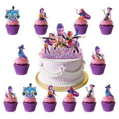 QOQXQOOH Happy Birthday topper adds festive charm to a cake