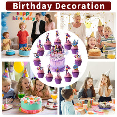 QOQXQOOH party decorations set coordinates across desserts