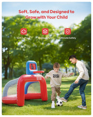 QPAU soft safety surface protects kids during active play.