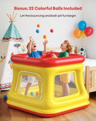 QPAU toddler trampoline section in action for active play