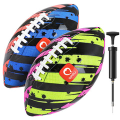 QPAU waterproof football for pool-play with secure grip and splash-friendly fun.