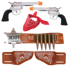 QPCOS police belt and holster set for authentic pretend play
