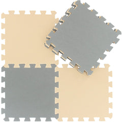 qqpp EVA color-matched mats keep rooms looking neat and kid-friendly.