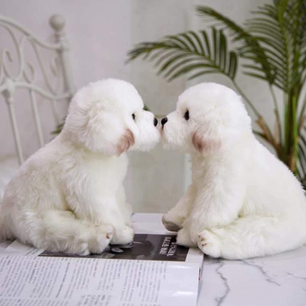 QREZAA soft plush pillow Maltese is ideal as a couch ornament or bedtime buddy.