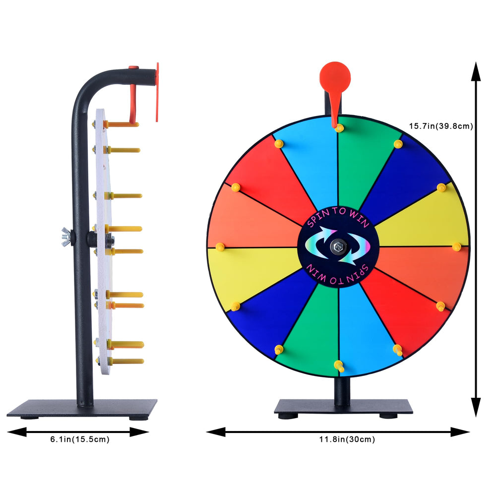 Dry erase marker and eraser for quick prize updates on QRKMCFJM wheel