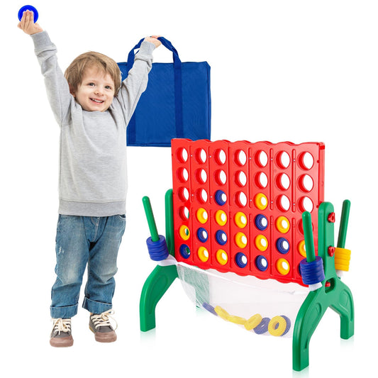 Qrooper giant 4-in-a-row game ready for outdoor family competition