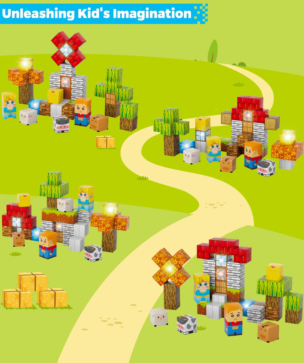 Qrooper magnet building activities for STEM exploration