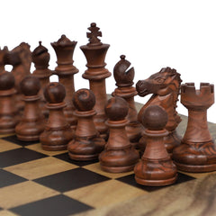 Qryovsa chess pieces queen 25mm detail highlights craftsmanship