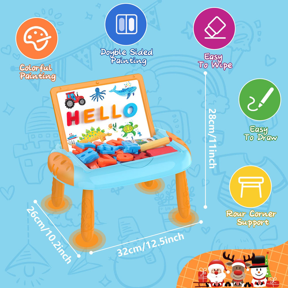 Qrytoi portable sketch surface with detachable legs for home or travel.