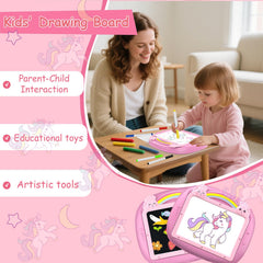 Qrytoi Unicorn Doodle Board curved edges ensuring safe play