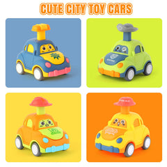 QSONSELL pull-back cars bundle, compact design for travel.