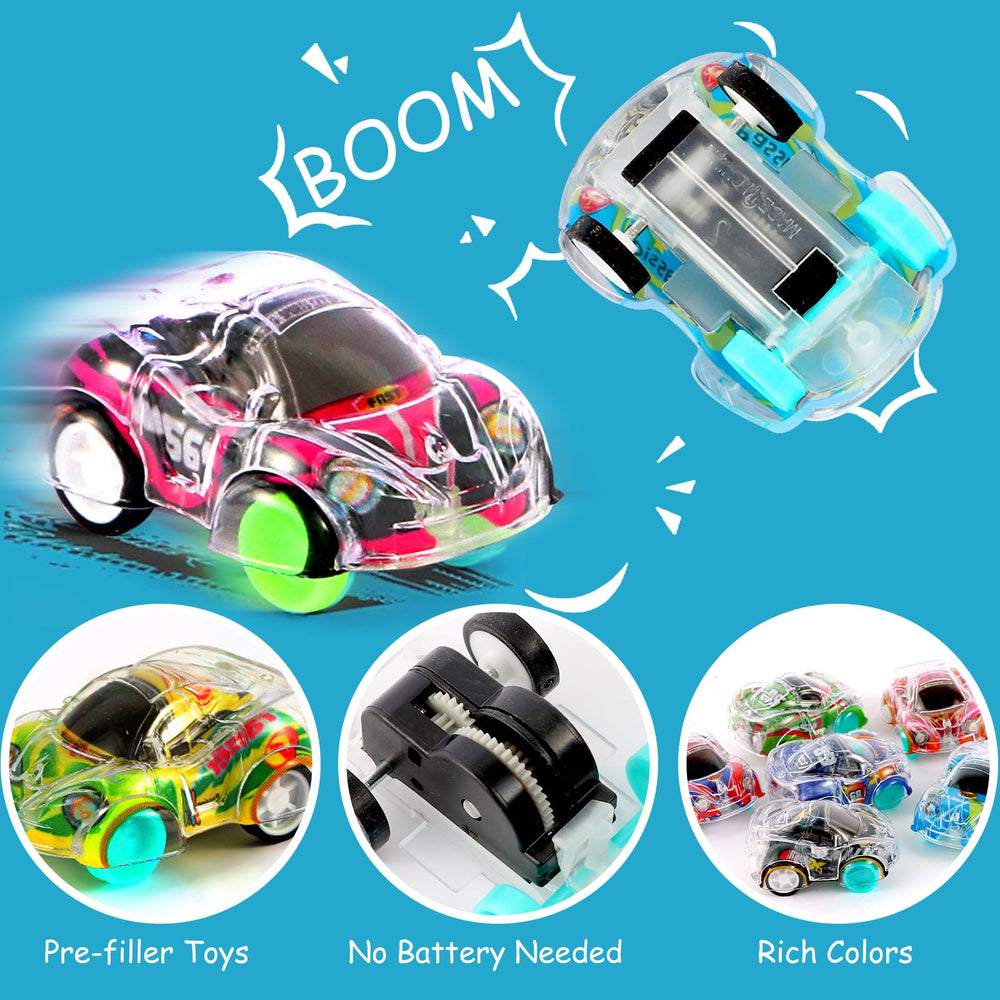 QSONSELL mini pull-back cars ideal for classroom prizes and rewards.