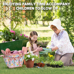 Qtioucp garden handbook guides kids through growth and care