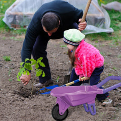 Qtioucp small-handle wooden tools set for little helpers