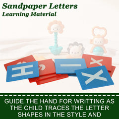 QTLCOHD tracing boards offer tactile learning for letter formation.